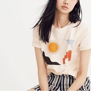 Madewell Barcelona graphic tee nwot